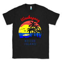 Black weekapaug, rhode island sunset Classic Tee - artisFamous