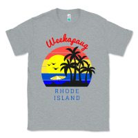 Heather Grey weekapaug, rhode island sunset Classic Tee - artisFamous
