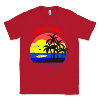 Red weekapaug, rhode island sunset Classic Tee - artisFamous