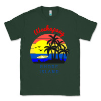 Sports Green weekapaug, rhode island sunset Classic Tee - artisFamous