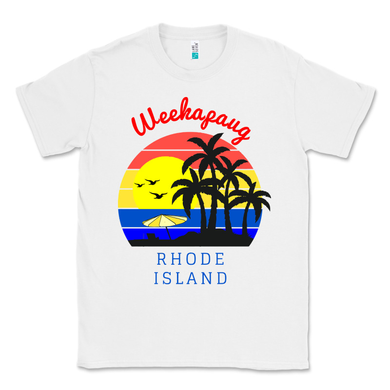 Weekapaug, Rhode Island Sunset Classic Tee by artisFamous | Teevron