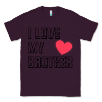 Plum i love my brother, brothers day , brother sister  love Classic Tee - artisFamous
