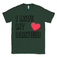 Sports Green i love my brother, brothers day , brother sister  love Classic Tee - artisFamous