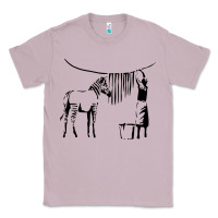 Lilac Banksy Zebra Classic Tee - artisFamous
