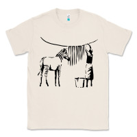 Natural Banksy Zebra Classic Tee - artisFamous
