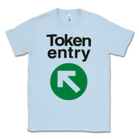 Dusty Blue token entry Classic Tee - artisFamous
