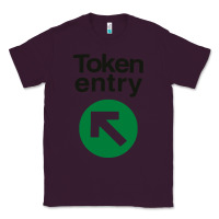 Plum token entry Classic Tee - artisFamous