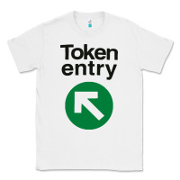 White token entry Classic Tee - artisFamous