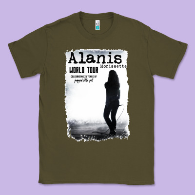 Alanis Morissette, World Tour Classic Tee Designed By Artisfamous