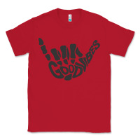 Red goodvibes shaka Classic Tee - artisFamous