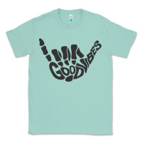 Seafoam goodvibes shaka Classic Tee - artisFamous