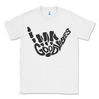 White goodvibes shaka Classic Tee - artisFamous