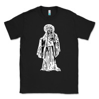 Black santa muerte blanca Classic Tee - artisFamous