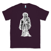 Plum santa muerte blanca Classic Tee - artisFamous