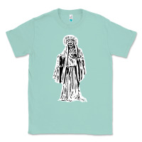 Seafoam santa muerte blanca Classic Tee - artisFamous