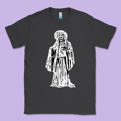 Santa Muerte Blanca Classic Tee Designed By Artisfamous