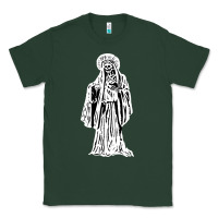 Sports Green santa muerte blanca Classic Tee - artisFamous