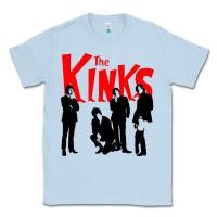 Dusty Blue The Kinks Classic Tee - artisFamous
