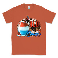 Copper Red White  Booze With Cowhide Background Classic Tee - Jasminsmagicworld