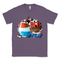 Lavender Red White  Booze With Cowhide Background Classic Tee - Jasminsmagicworld