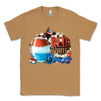 Toasted Coconut Red White  Booze With Cowhide Background Classic Tee - Jasminsmagicworld