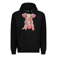 Sitting Pig Premium Hoodie | Teevron