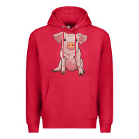 Cardinal sitting pig Premium Hoodie - RanaPortraitStore