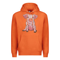 Carrot sitting pig Premium Hoodie - RanaPortraitStore