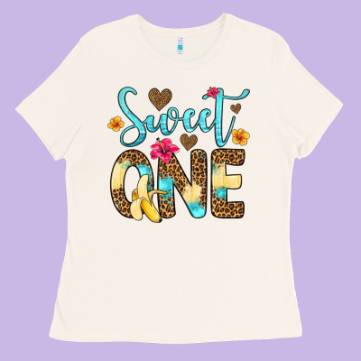 Sweet One Banana Ladies Tee Designed By Artiststas