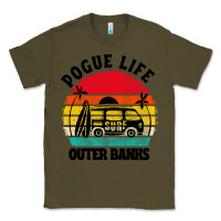 Army Green car pogue life outer banks Classic Tee - artisFamous