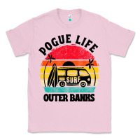Bubblegum Pink car pogue life outer banks Classic Tee - artisFamous