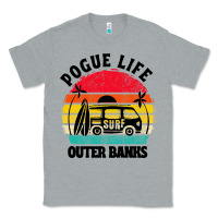 Heather Grey car pogue life outer banks Classic Tee - artisFamous
