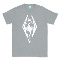 Heather Grey skyrim elder Classic Tee - artisFamous