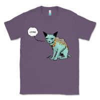 Lavender lying cat Classic Tee - artisFamous