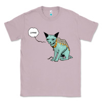 Lilac lying cat Classic Tee - artisFamous
