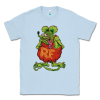 Dusty Blue classic rat fink Classic Tee - artisFamous