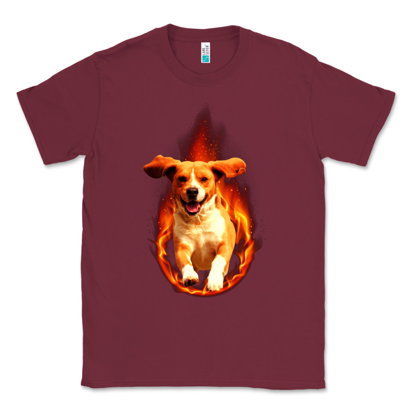 Dog In Fire Classic Tee by artisFamous | Teevron