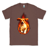 Chestnut Dog In Fire Classic Tee - artisFamous
