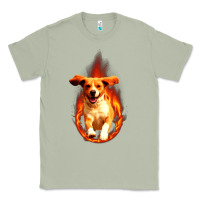 Matcha Dog In Fire Classic Tee - artisFamous