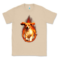 Mushroom Dog In Fire Classic Tee - artisFamous