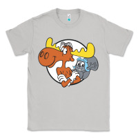 Moon Dust Vintage Rocky And Bullwinkle Classic Tee - artisFamous