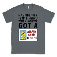 Charcoal Heather arthur library card classic rachelrae09 Classic Tee - artisFamous