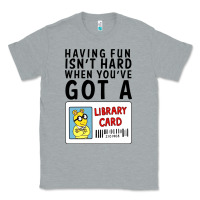Heather Grey arthur library card classic rachelrae09 Classic Tee - artisFamous