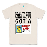 Natural arthur library card classic rachelrae09 Classic Tee - artisFamous