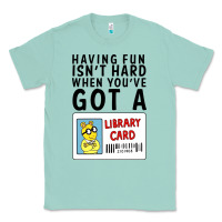 Seafoam arthur library card classic rachelrae09 Classic Tee - artisFamous