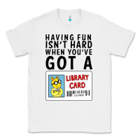 White arthur library card classic rachelrae09 Classic Tee - artisFamous