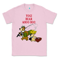 Bubblegum Pink yogi bear & boo boo Classic Tee - artisFamous