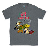 Charcoal Heather yogi bear & boo boo Classic Tee - artisFamous
