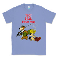 Colony Blue yogi bear & boo boo Classic Tee - artisFamous