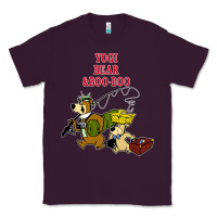 Plum yogi bear & boo boo Classic Tee - artisFamous